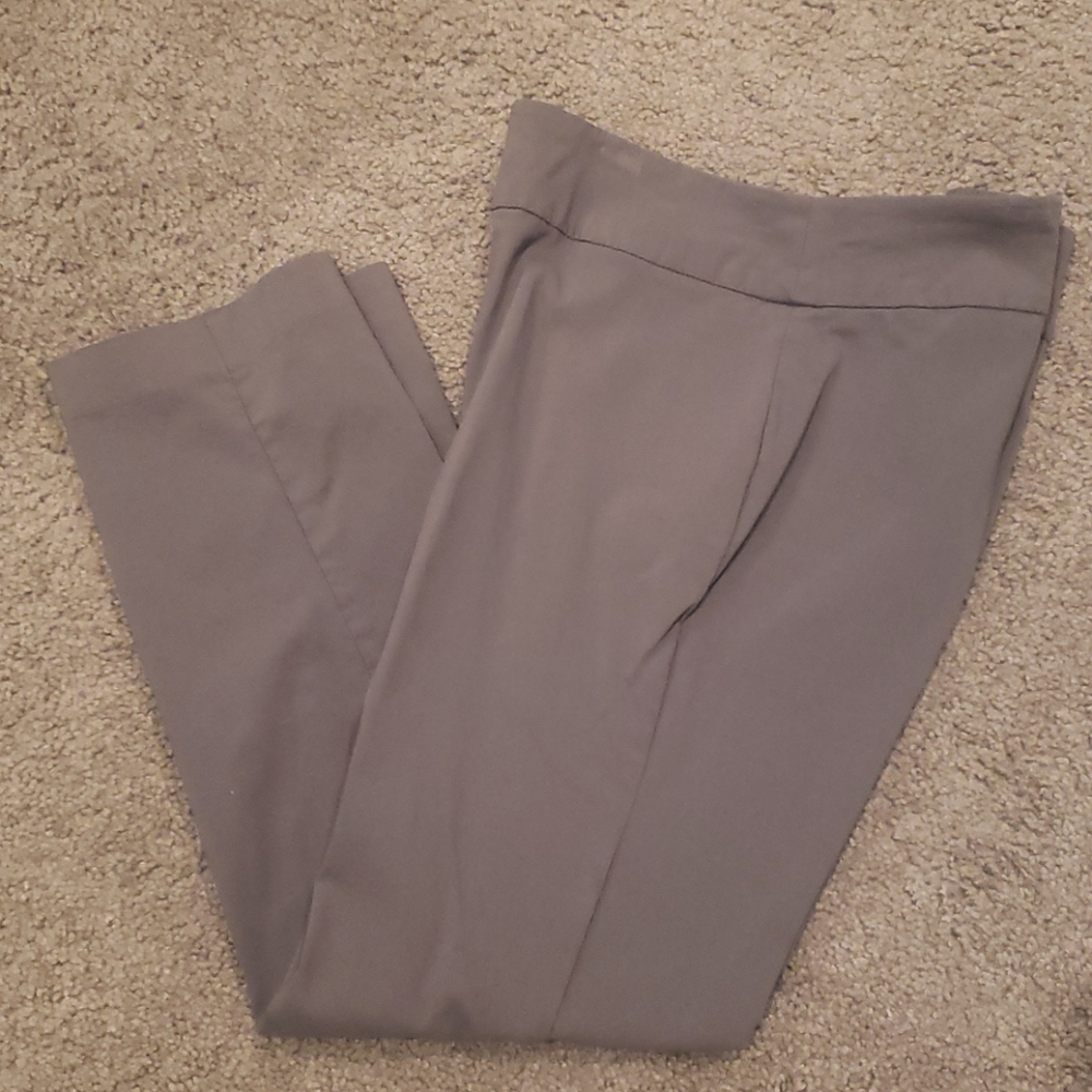 Dana Buchman Petite Small Gray Pull On Pants